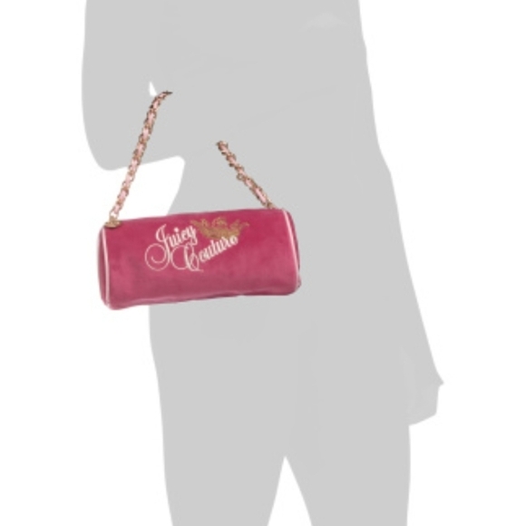 💕🔹️Juicy Couture🔹️raspberry  3pc Velour Barrel Box Gift Set - Picture 4 of 5